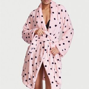 Short Plush Robe
